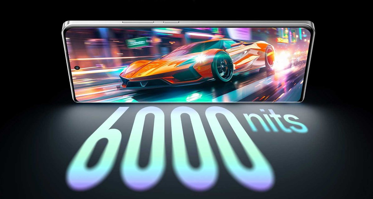 🚨CONFIRMED🚨 The display of the #RealmeGT6T offers a peak brightness of 6000 nits. LIKE this post if you're excited for the GT 6T to launch on 22nd May!😍