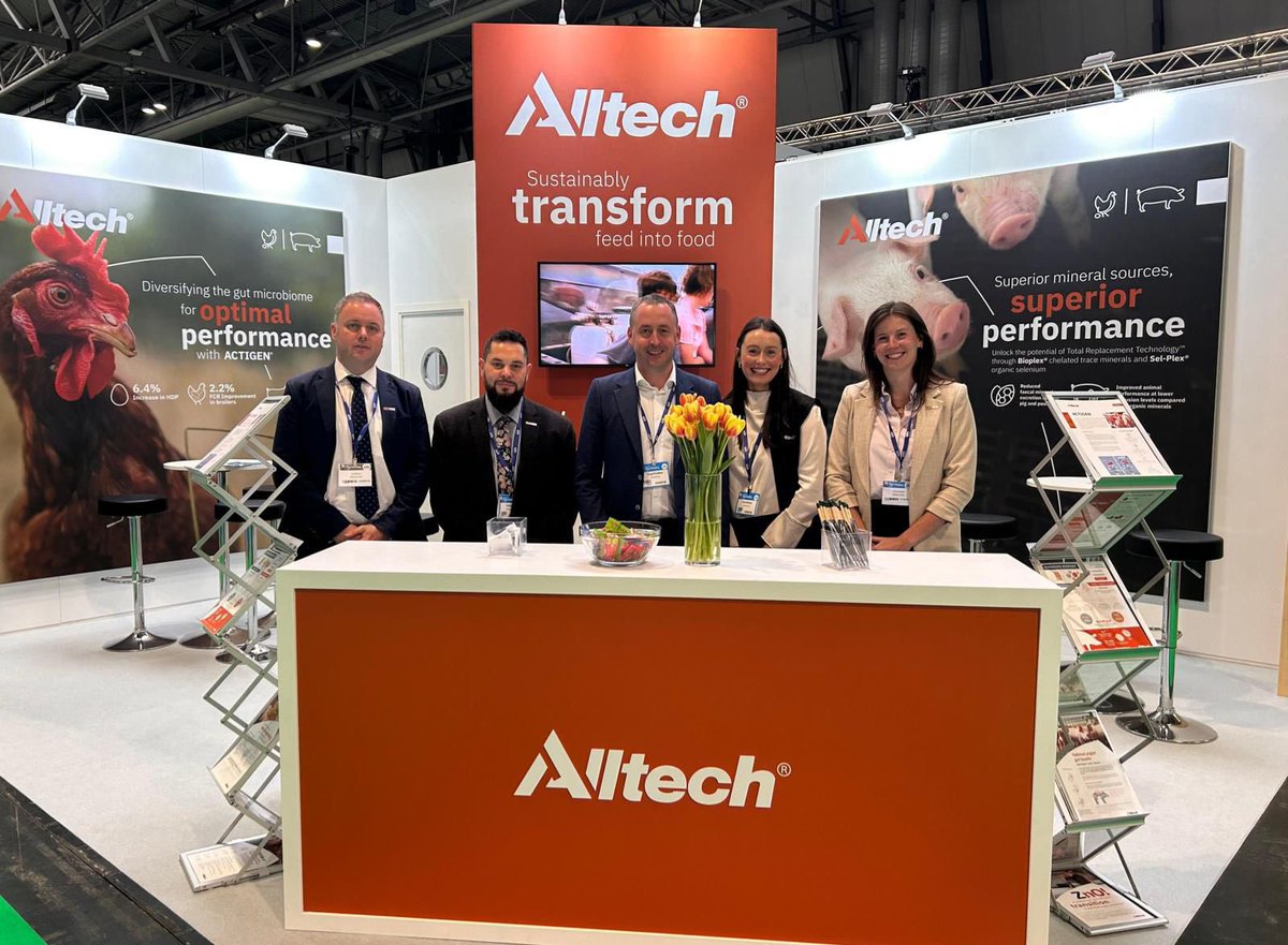 The Alltech team are looking forward to day 2 of the British Pig and Poultry Fair. Come and say hello at stand 12-520🐖🐓