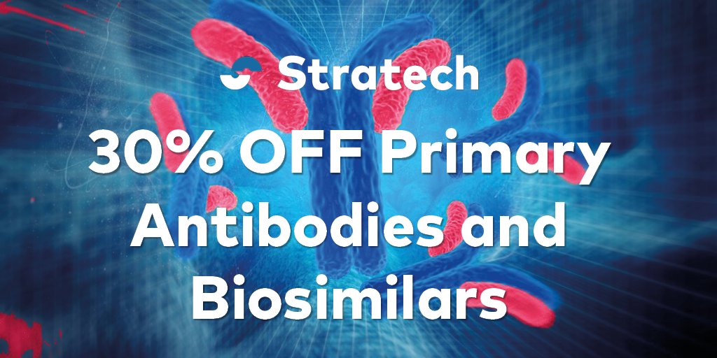 30% OFF  selected @abeomics Primary #Antibodies & #Biosimilars, valid on selected products, includes standard & BULK size orders, see list here: stratech.co.uk/abeomics/30-of… Use discount code ABEO30 to claim your discount when ordering Offer Valid until June 30th 2024 #biosciences
