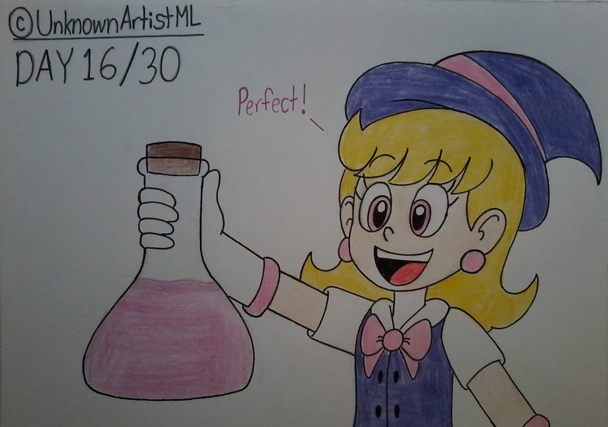 Madeline's MAY-gical Medley DAY 16: Potion Perfection

Madeline decided to test out her potion making skills.
As difficult as it looks, she manage to get it perfect!

#UnknownArtistML #MadelineMonth2024 #TraditionalArt #OC #OriginalCharacter #Magician