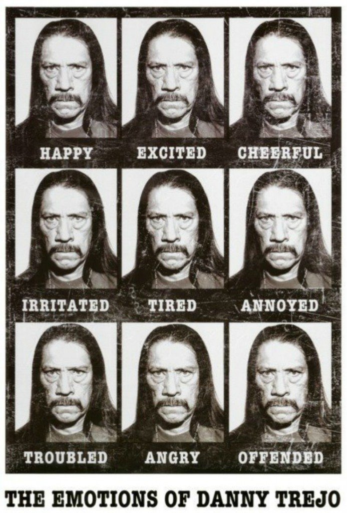 May 16 1944

Happy B-Day Danny Trejo!

Former San Quentin prison inmate,
Convicted felon & former drug addict, 
Danny Trejo survived a heroin OD as a young boy.

Now, TV/Movie/video game/voice-over actor, chef, restaurant owner &
liver cancer survivor,

Danny Trejo is 80 yrs old!