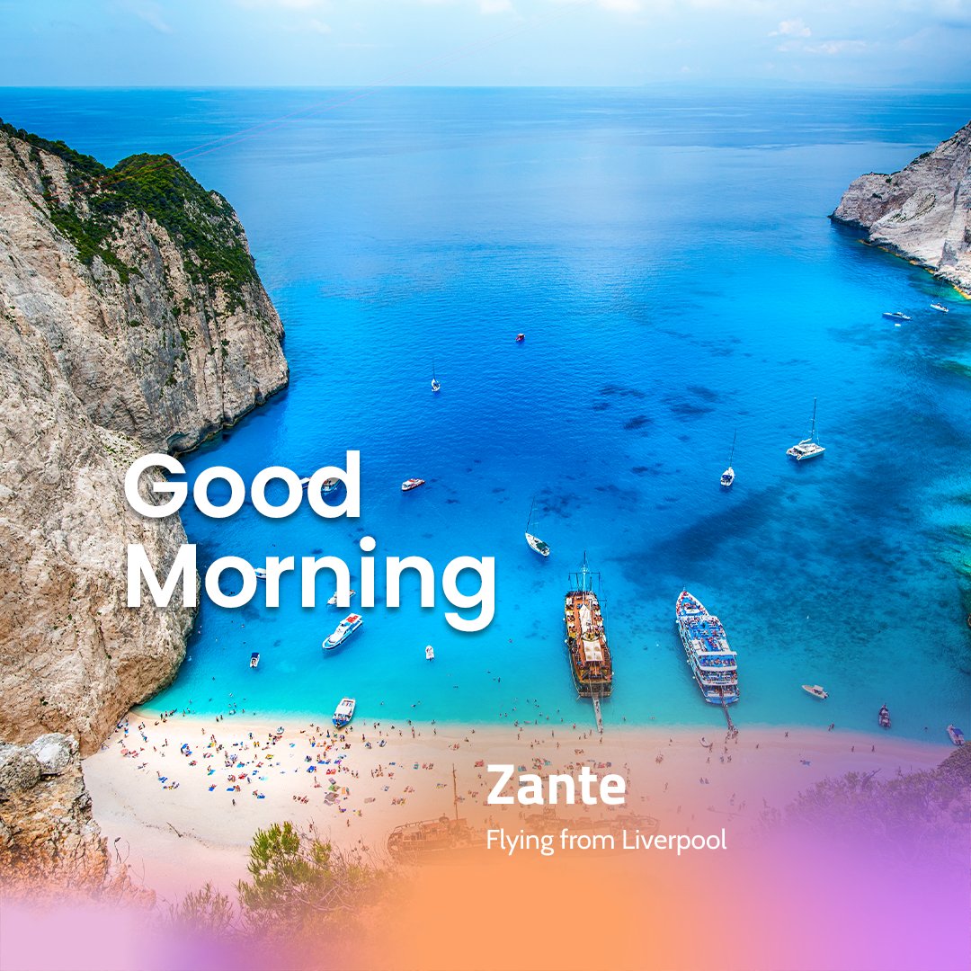 Zante is back as one of Jet2.com and Jet2holidays' exclusive destinations from Liverpool! Book yourself a package deal to the Greek island, known for its white sands and crystal blue waters 🏝️👉 ljla.uk/3NGB2Fb