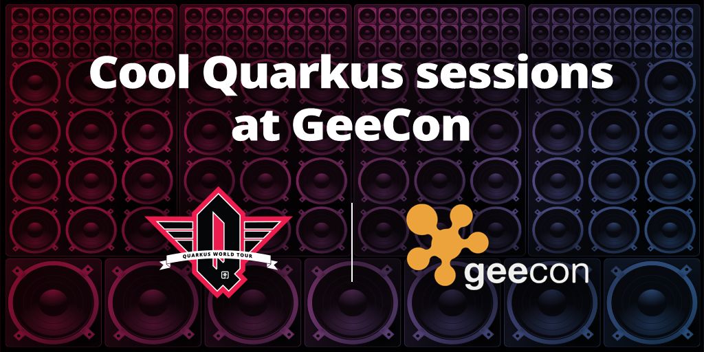 At GeeCon in Kraków Poland? Don't miss 'Virtual threads - no pain, no gain' with Martin Stefanko or 'Quarkus meets AI: Developing AI applications in Java with Quarkus and Langchain4j' with Jan Martiška buff.ly/4bfOfhv #QuarkusWorldTour