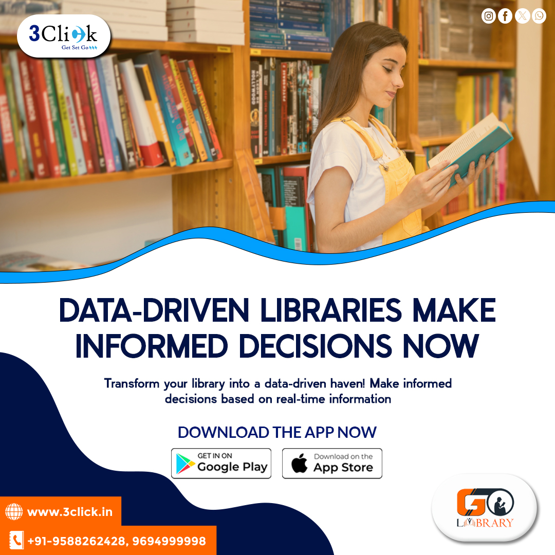 📚💡 Turn Your Library into a Data-Driven Haven with GoLibrary! 🌟 Make informed decisions with ease, using real-time data and insights. Elevate your library management now! #GolibraryApp #libraryapp #LibraryManagementApp #librarymanagement #librarymanagerapp #apptomanagelibrary