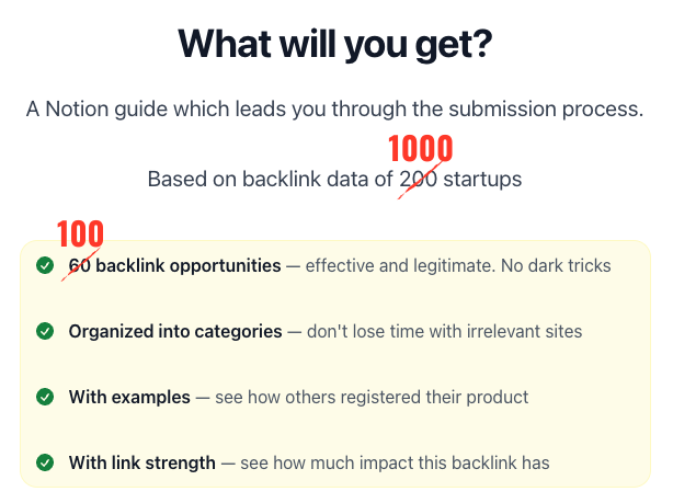 I launched SEO Kickstarter in January
I expected 10 sales.
Wanted to return back to my SaaS after 1 week.

Sales blew up.
I expected only a peak, would go to 0 after 1 month.
Still getting sales 4 months later

So I'm upping my game:
I got hold of backlink data of 1000 successful