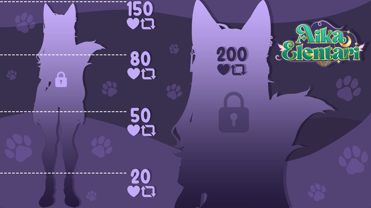 જ⁀➴ 𝐅𝐔𝐑𝐑𝐘 𝐌𝐎𝐃𝐄𝐋 𝐑𝐄𝐕𝐄𝐀𝐋 .ᐟ 

¡Desbloquemos mi nueva forma! 🐾
¿Estas listo para que esto se ponga salvaje?

Ayúdame con un ❤︎ y ↻ para alcanzar las metas 💜

「 #Vtuber #VTuberUprising #Furry 」