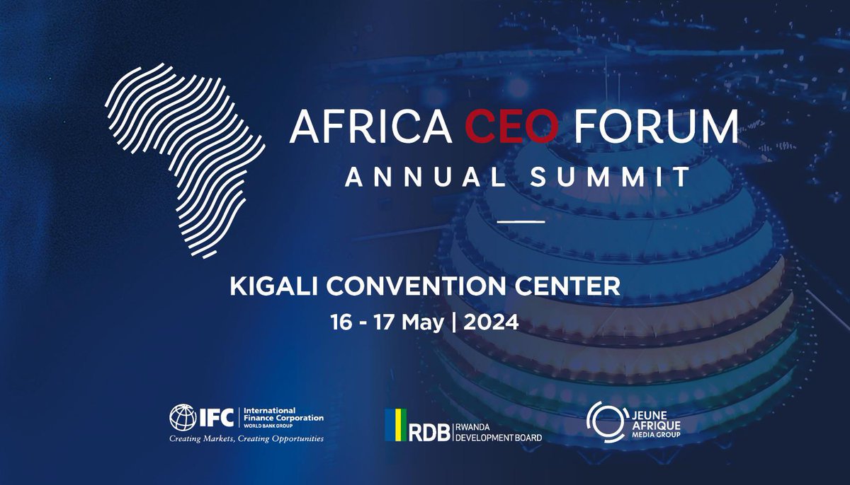 Day 1 of the 2024 Africa CEO Forum is here! Today will be marked by the opening ceremony and discussions on connecting, investing and collaborating. Stay tuned and follow #ACF2024 for updates. #InvestInRwanda🇷🇼