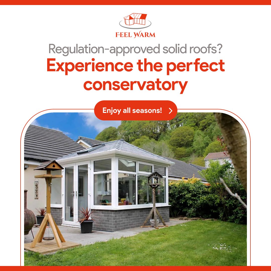 Summer days call for lazy afternoons spent in your conservatory, but the intense heat can put a damper on your plans. Luckily, the Leka Tiled roof keeps your space cool and comfortable even on the hottest of days. #LekaTiledRoof #SummerReady #Staffordshire #FeelWarmGlazing
