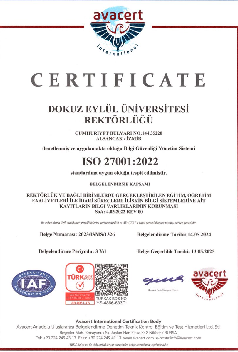 DEÜ Bilgi İşlem Dairesi Başkanlığı tweet media