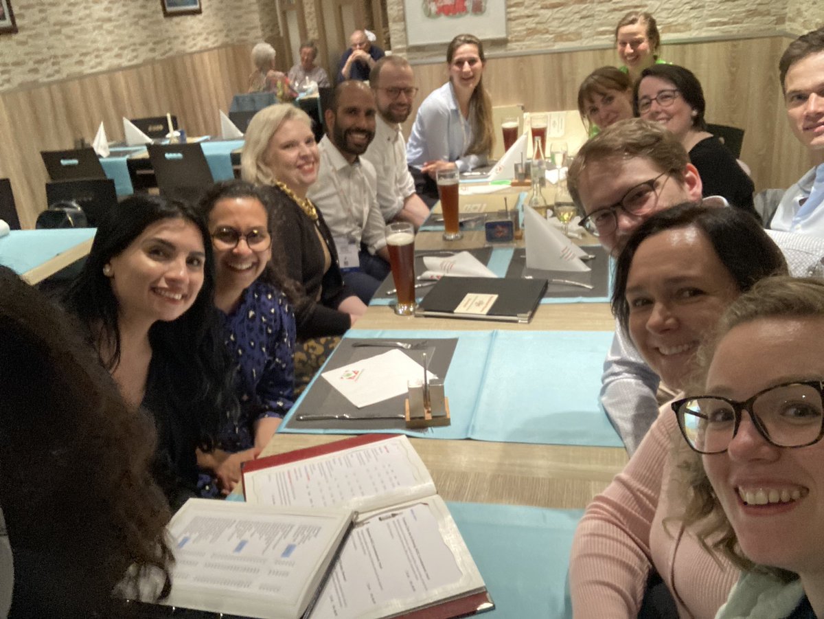 Photos from last night’s <a href="/iCAAassociation/">iCAA</a> <a href="/ECRnetworkCAA/">ECR network CAA</a> #ESOC2024 social - getting everyone into one picture was too much for the great young minds of CAA (and our somewhat coerced photographic support team) 😂 - looking forward to our next catch up in Munich this autumn 💙