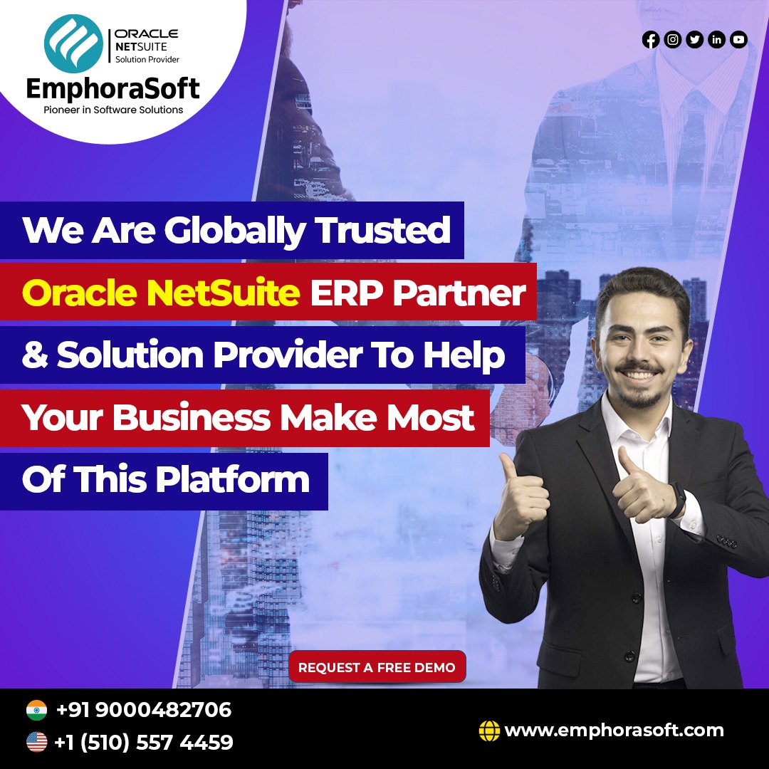 Are you in need of NetSuite consulting? EmphoraSoft offers expert guidance and support to help you maximize the value of your NetSuite investment.

Book your demo now!
emphorasoft.com/netsuite-erp-s…

#OracleNetSuite #NetSuiteConsulting #ERPConsulting #OraclenetSuiteConsultingServices