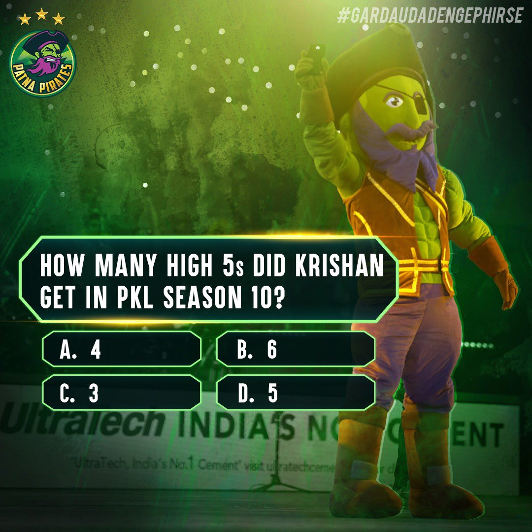 Can you get this one right Pirate Fam? 💭 Guess the right answer in the comments 👇 #PirateHamla #ProKabaddi #GardaUdaDengePhirse