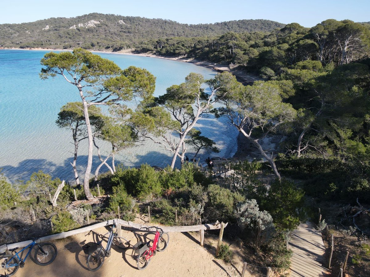 [natura ] Il fascino dell’isola di Porquerolles . Itinerari green nel verde , ricordatevi che si può girare solo in bicicletta o a piedi ! Un isola 🏝️ da scoprire tutto l’anno #ExploreFrance @provencemed @VarTourisme 📸 A. Ardore