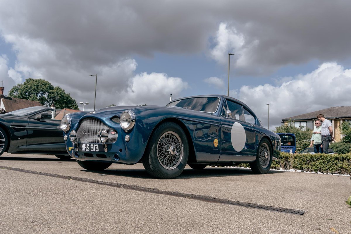 We love the amazing mix of cars that arrive in the HWM car park! #AstonMartin #HWM #heritage