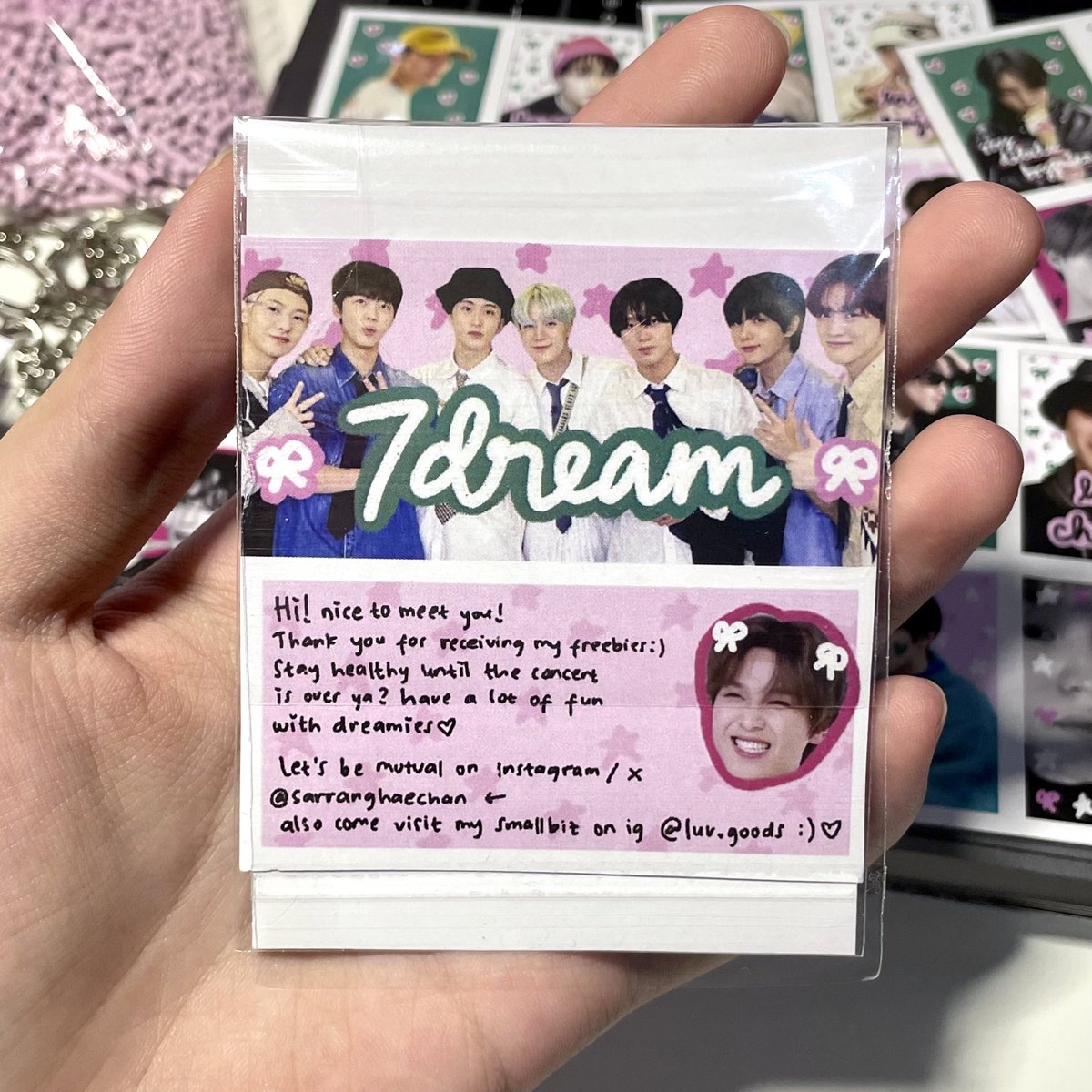 𐙚 freebies tds 3 jkt by @sarranghaechan 𐙚

📍& ⏰:
☆ gate plaza timur luar jam 1
☆ ringroad plaza timur jam 5

open for trade jugaaaa, dm yaa guys yg mau trade!! see you at gbk🫶🏻