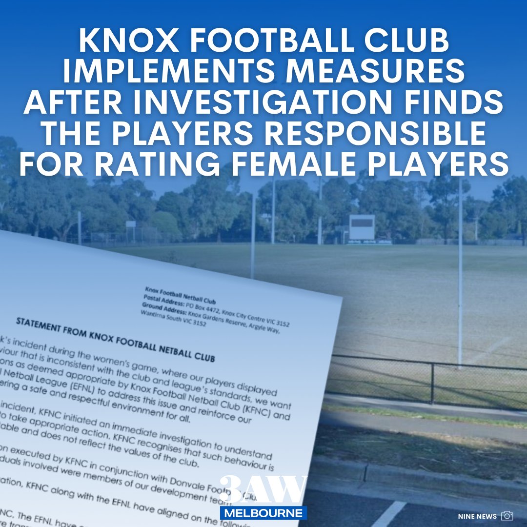 The members have also been stood down indefinitely pending the outcome of the investigation. Full details 👉nine.social/HCw