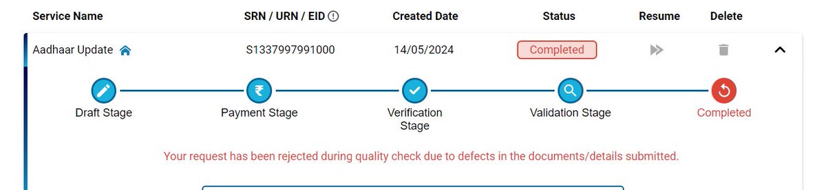 ashutosh4510's tweet photo. @Abhi_apr87 @UIDAI @GoI_MeitY @PIB_India @mygovindia @_DigitalIndia facing similar issue. @UIDAI this is the 3rd service request to update the address on aadhar.
@UIDAI can you pls look https://t.co/GEqPE2dZ2h