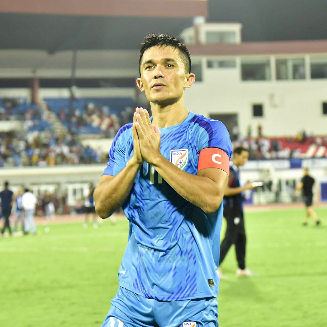The 𝘛𝘰𝘰𝘧𝘢𝘯 of Indian football! 🫡 Thank you for all the memories, inspiration and pride 🇮🇳 💙 #SunilChhetri #IndianFootball @chetrisunil11