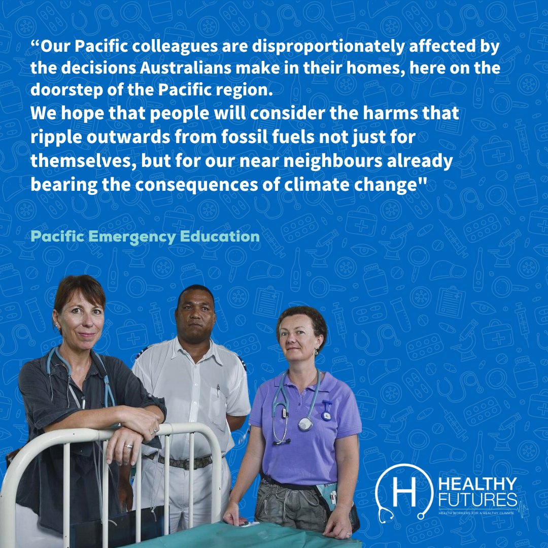 Pacific Emergency Education highlights the interconnectedness of climate decisions, emphasising the impact on our Pacific neighbors. Email @Bowenchris to take action on fugitive fossil methane pollution. 🌏💚 #ThinkGlobalActLocal healthyfutures.net.au/actonmethane