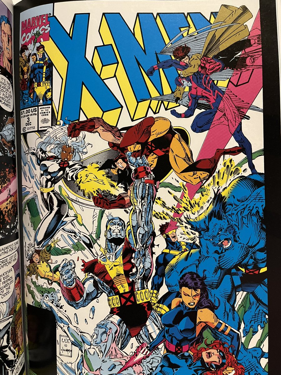 X-Men #1-#3 by #ChrisClaremont and #JimLee. Most comic book fans of a certain age have read these stellar issues which cap off 16 years of Claremont writing the title. The mansion is restored, the toys back in the box and the 90s have arrived for the #XMen.