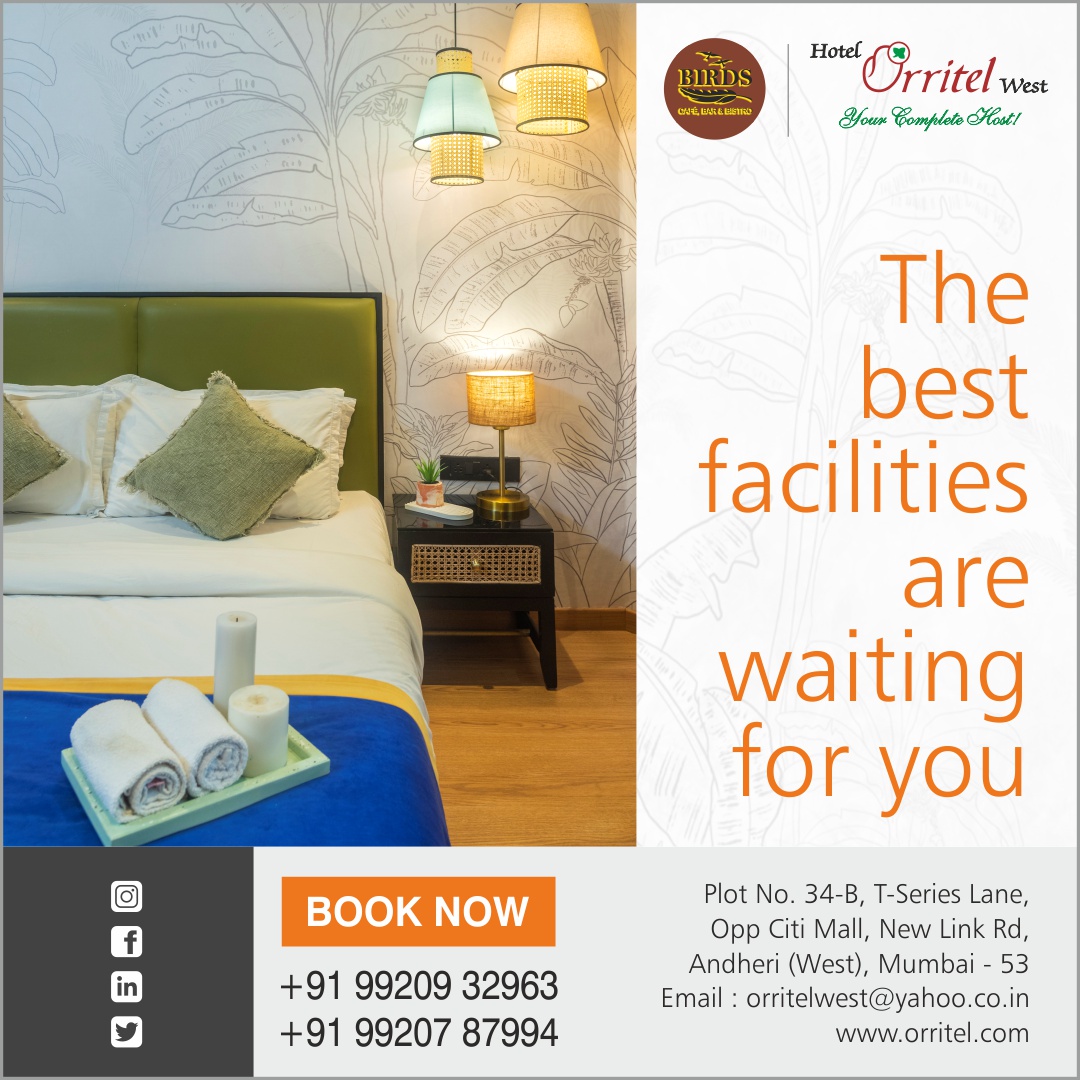 For Booking call : 9920787994 / 9920932963

#hotelstay #hotel #mumbai #andheri #orritelhotel #roomstay #staycation #food #foodies #familytime #vacation  #party #orritel #events #dining #longweekend #weekend #restaurant #holiday #reunion #summer #summervacation #summer2024