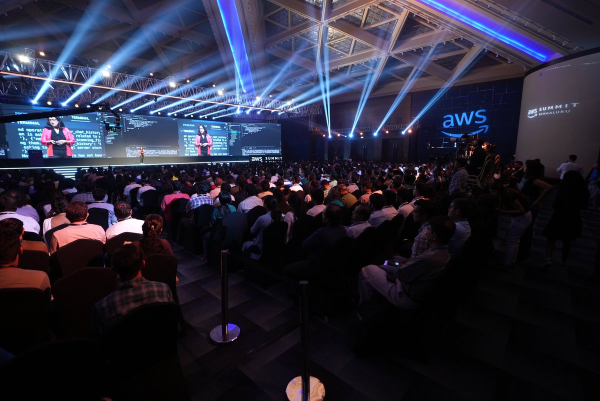 There’s no holding back on Day 2 of the #AWSSummit2024! 

Incredible presentations, jaw-dropping announcements, and in-depth demos - they’re all happening at Sheraton Grand Bengaluru Whitefield Hotel and Convention Center. 

It’s time to build, launch, and scale with Generative
