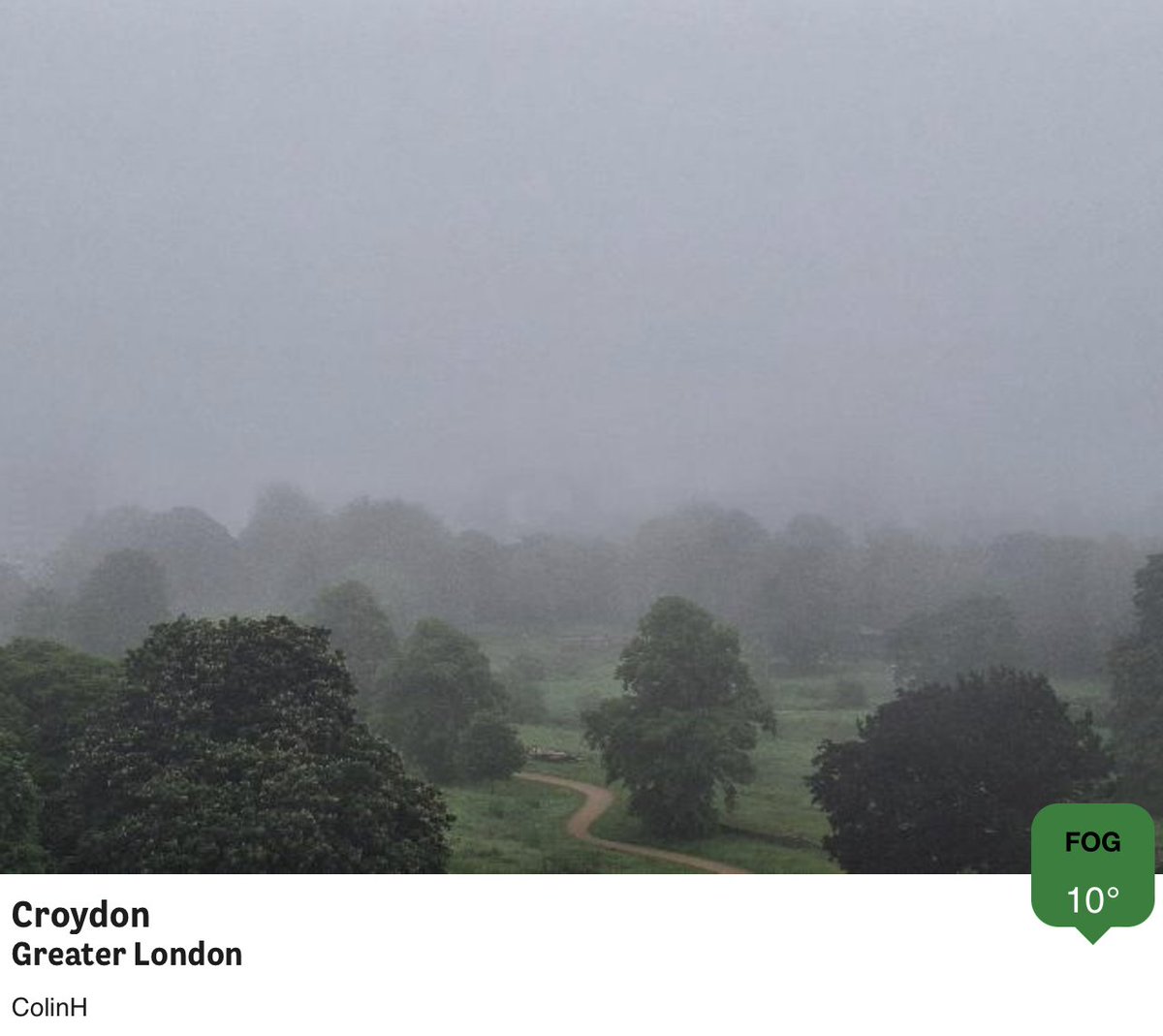 Murky morning murmurings ....... Catch the weather on @BBCLondonNews on BBC1, or ..... bbc.co.uk/weather/264374…