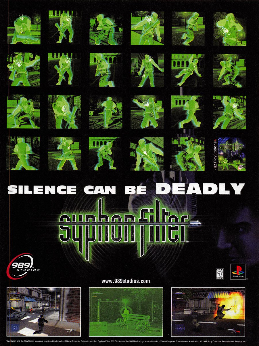 Syphon Filter - 16 Fevrier 1999 - Eidetic/989 Studios #PlayStation