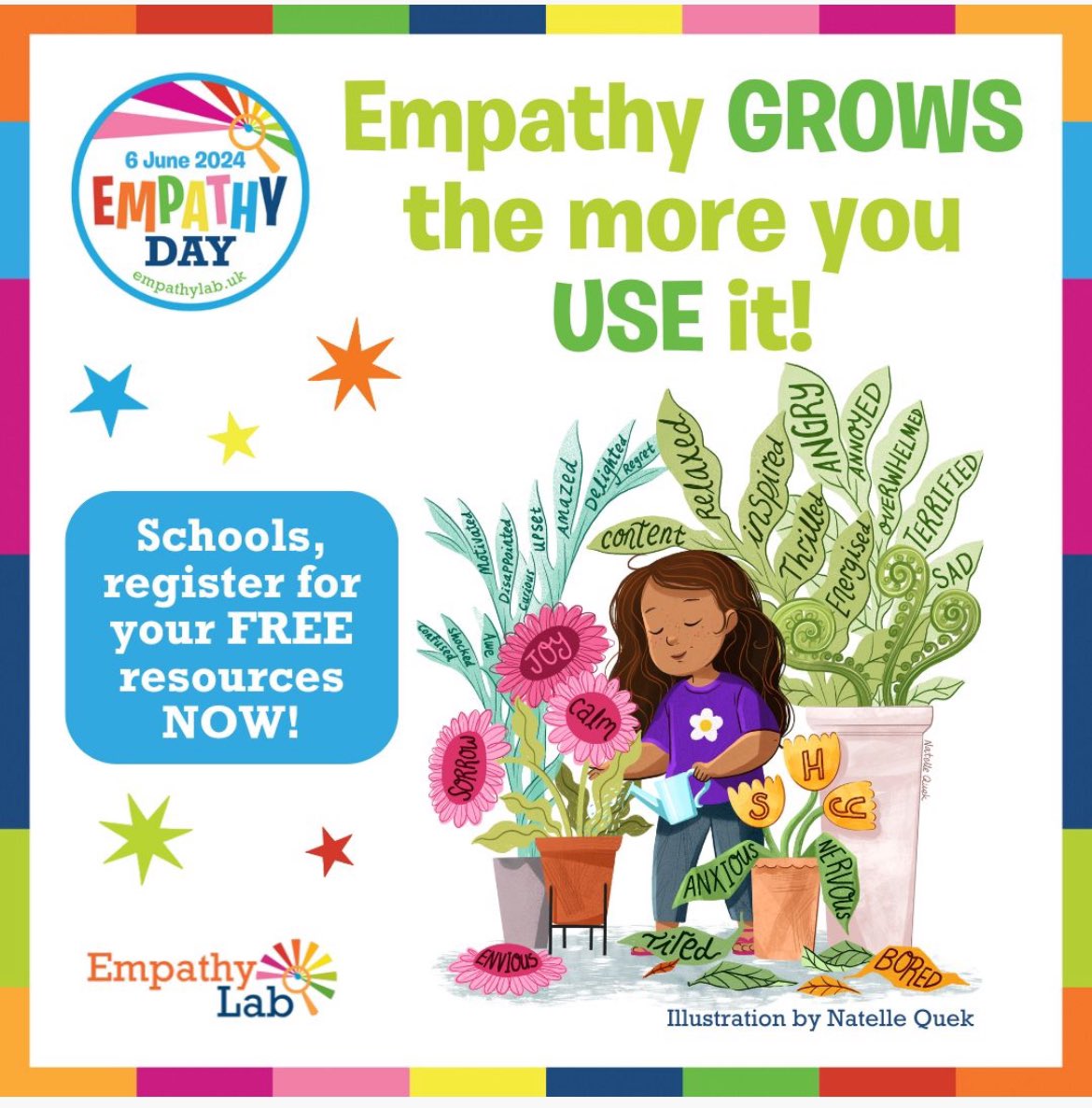 Do get involved in Empathy Day! surveyhero.com/c/p9w4nbtn Free resources to support you 👏👏@EmpathyLabUK @WSHEnglishHub @one_to_read @Teacherglitter Nurturing connections and social action in the world 👏👏📚@MirandaMcK