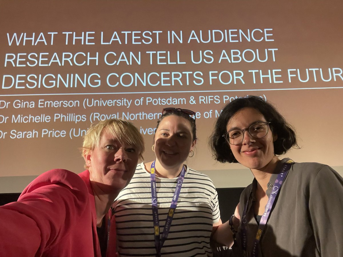 ___Michelle____'s tweet image. Thanks @SarahMPrice1 and @GinaLEmerson for a really fun panel together at Classical NEXT in Berlin yesterday on ‘Listening to the Audience’, and to everyone who came along. Great questions from music industry experts!

@ClassicalNEXT #ClassicalNEXT #ClassicalNEXT2024 @rncmlive