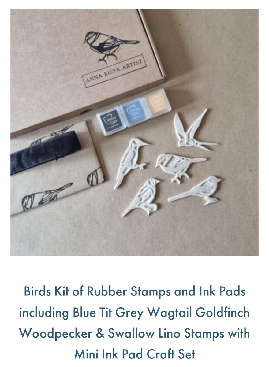 Morning all my Stamp Kits & Collections can be found over at the lovely @BritishCrafting shop - its full of beautiful handmade creations - you can find me on : 
thebritishcrafthouse.co.uk/shop/annabilyk…
#shopindie #birds #earlybiz #ukgiftam #ukgifthour