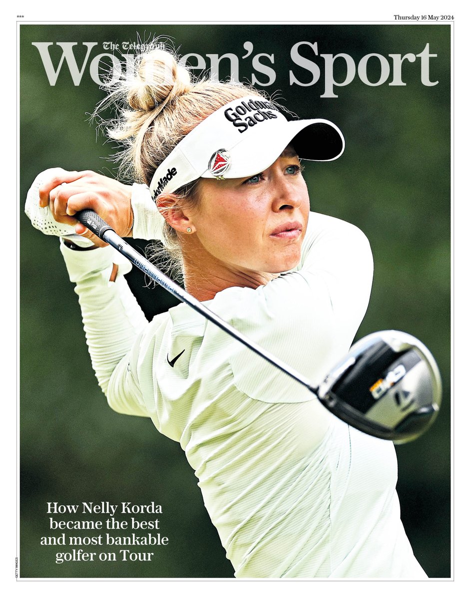 May’s supplement out now – find it inside today’s Telegraph 🗞️ ⛳ Why Nelly Korda is poised to dominate golf 🏎️ @AbbiPulling exclusive interview 🏊‍♀️ Story of the first woman to swim the Channel ⚽ Best moments from most entertaining WSL season yet #TelegraphWomensSport