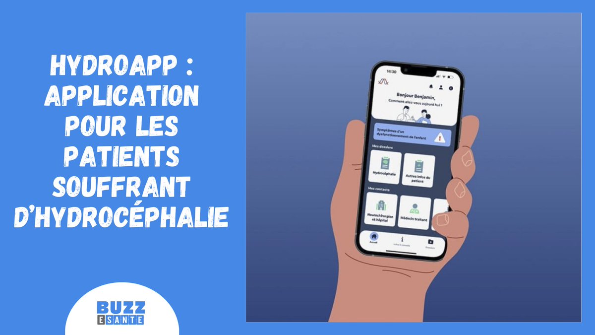 L'Association Tête en l'air lance sa nouvelle application pour faciliter le quotidien des patients souffrant d’hydrocéphalie, réalisée avec des neurochirurgiens : HydroApp. 👉 A découvrir sur Buzz E-santé : buzz-esante.fr/hydroapp-appli… #esante #hcsmeufr #neuro