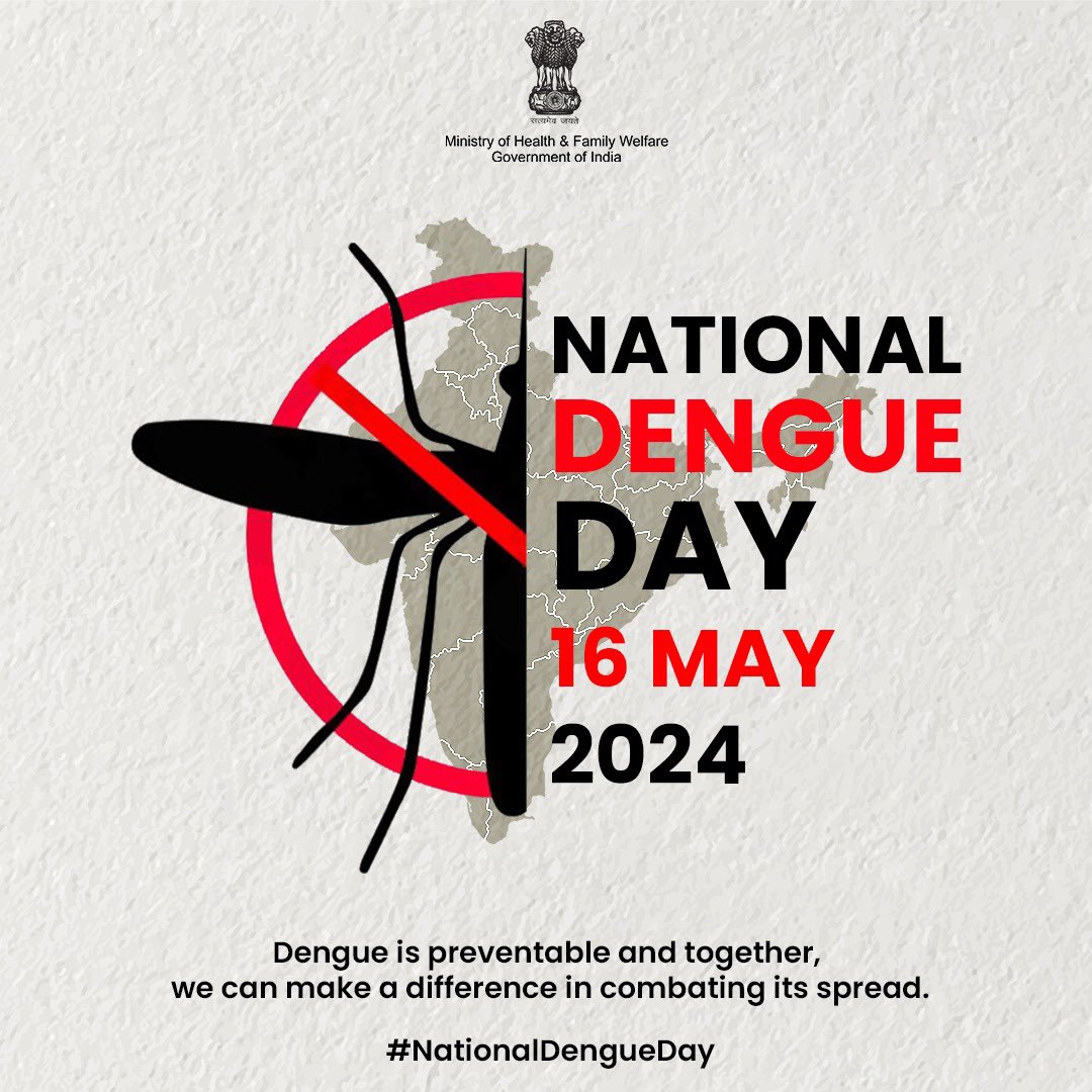 With awareness and action, we can prevent the spread of this mosquito-borne disease. Let's commit to keeping our surroundings clean and safeguarding our communities from dengue. . . #NationalDengueDay