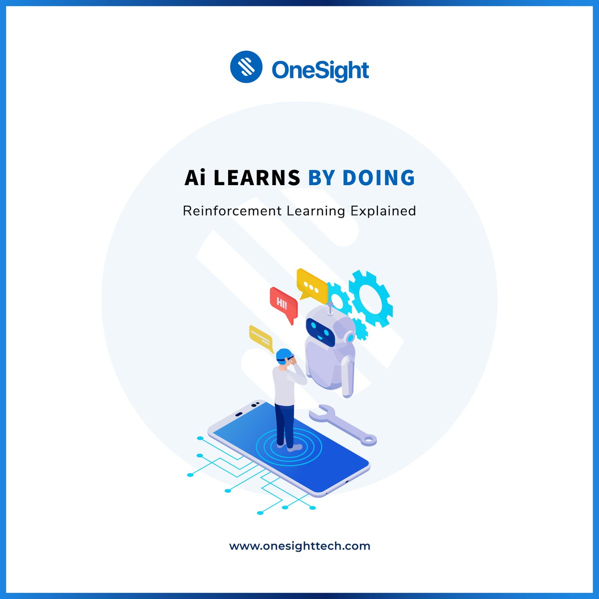 AI that Learns on its Own? Introducing Reinforcement Learning! 🚀
Reinforcement learning (RL) is a type of AI where systems learn through trial and error, just like humans! 
#onesight #ai #TechnologyAndFuture #innovations 
#reinforcementlearning #ailearning #trialanderrorlearning