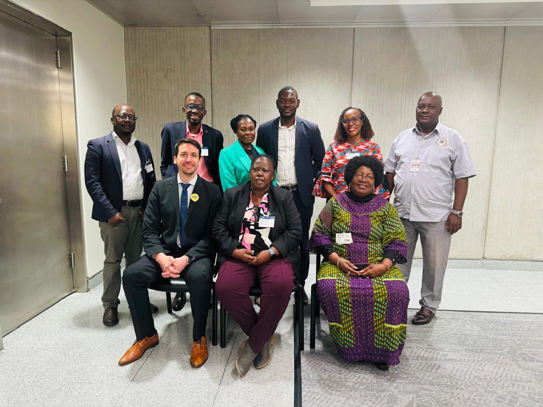 Uganda's team led by the Lands Permanent Secretary Mrs D. Okalany held a sideline meeting to discuss the customary land Registration future with GLTN and GIZ partners in Washington DC at the WB land and poverty conference.