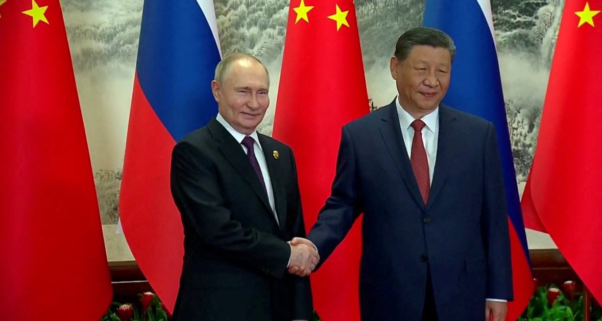 So it begins. The two leaders Putin & Xi Jinping have met over 40+ times in a timespan of 10 years and this trip will definitely mark the next milestone on the road to deepening and widening the modus vivendi of systemic coordination in many strategic domains. #Velsig #DragonBear