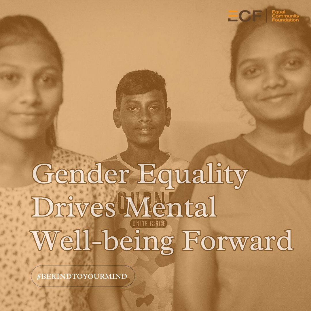 Let's talk about the intersection of #GenderEquality and #MentalHealthAwareness!   At ECF, we are committed to driving change through gender transformative programmes that prioritise open discussions with adolescents.

#genderequality #mentalhealthmatters #bekindtoyourmind