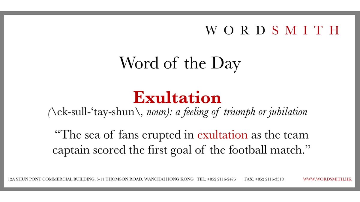 Word of the day #wordoftheday