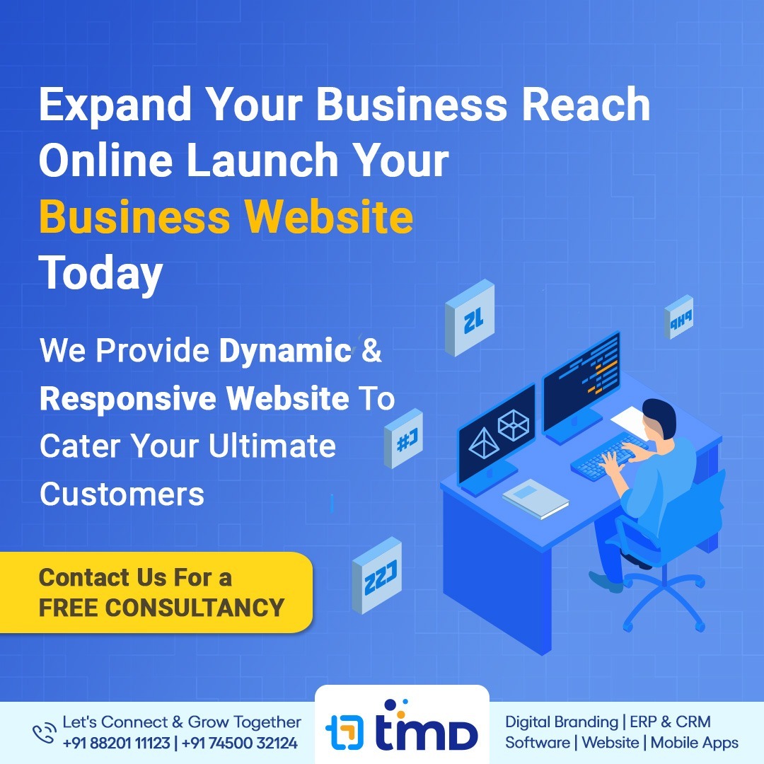 Build a relevant, professional website to expand your business reach and attract more customers.

Reach out for a FREE consultation!

Call: +91 7450032124
Visit: timdtech.com

#TimD #GrowYourBusiness #websitedesign #DigitalizeYourGoal #LetsGrowTogether