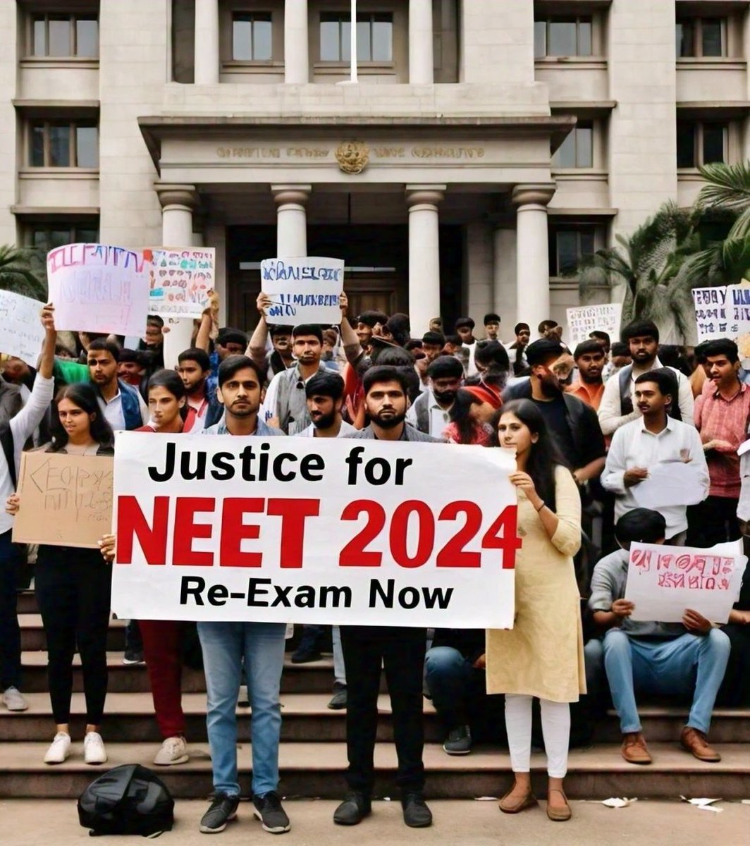 Youth are raising their voice against NEET paper leak.🚨🚨
 Government should take a quick decision against NEET paper leak.
NEET paper should be cancelled.
👇👇👇👇👇👇👇👇👇👇
#NEET_PAPER_LEAK #NeetPaperLeak #neet2024 #NEETUG2024 #reneet