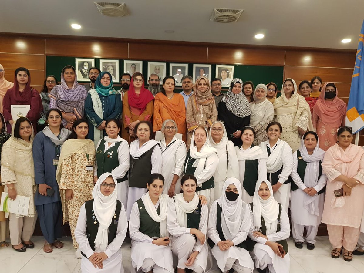 Today's event at Pakistan Girls Guide Association's Headquarter on Orientation to universities on Project of Stay Safe!! #NITB #Guiding #StaySafe