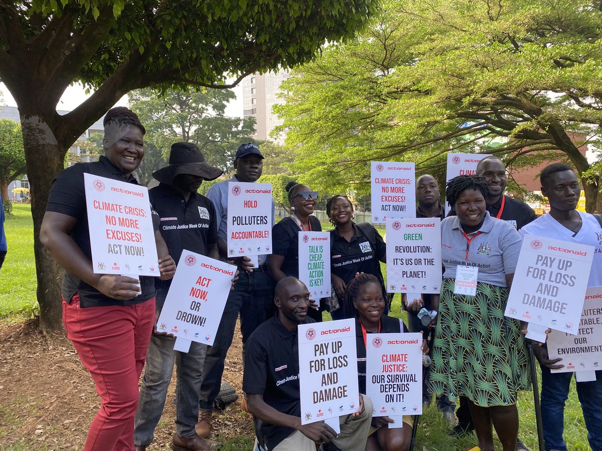 Today is the day! We climax the #ClimateJusticeWeekUg with a Solidarity March from City Square to Makerere Eastern Gate at the School of Public Health. Join us! #FixTheFinance #FundOurFuture