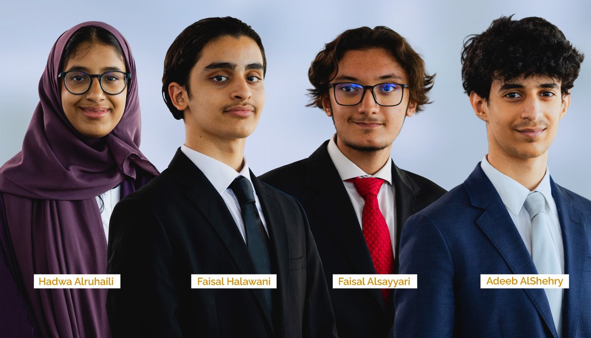 تفخر #كاوست بمشاركة خريجي المعهد السعودي للعلوم البحثية #SRSI في مسابقة معرض ⁧#آيسف_2024 في الولايات المتحدة، للتنافس بمشاريع علمية متميزة تحت إشراف أعضاء هيئة التدريس، مما يؤكد التزام الجامعة بدعم المواهب السعودية وتحقيق #SaudiVision2030.

#سعوديون_ينافسون_العالم