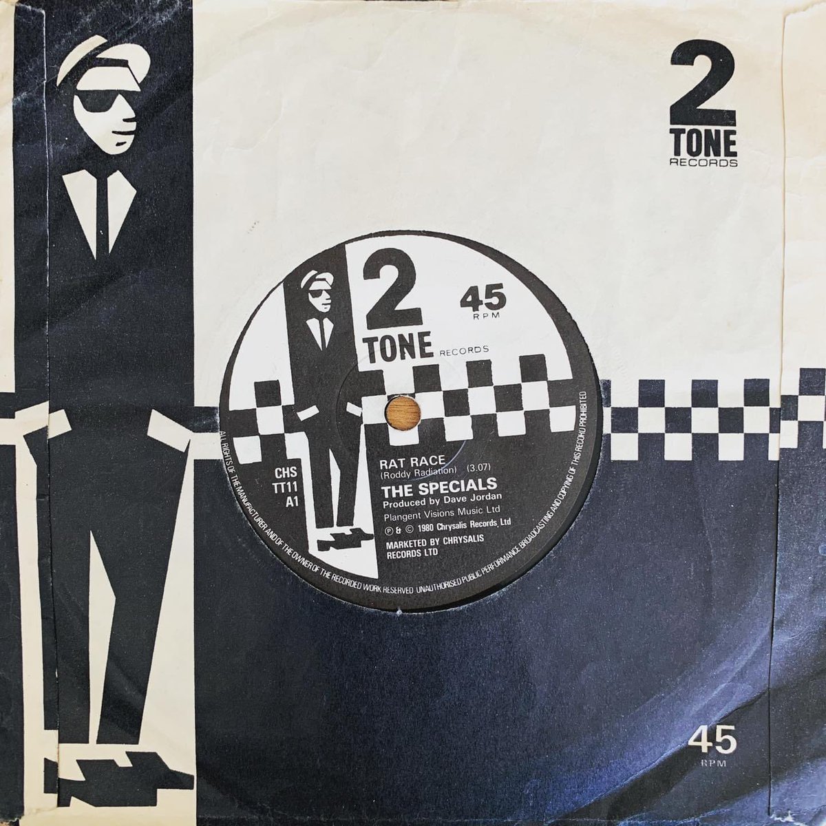 44 years ago today The Specials released Rat Race. It entered the UK singles chart at No.18 on 24 May, peaking at No.5 two weeks later... who has this in their record collection? #thespecials