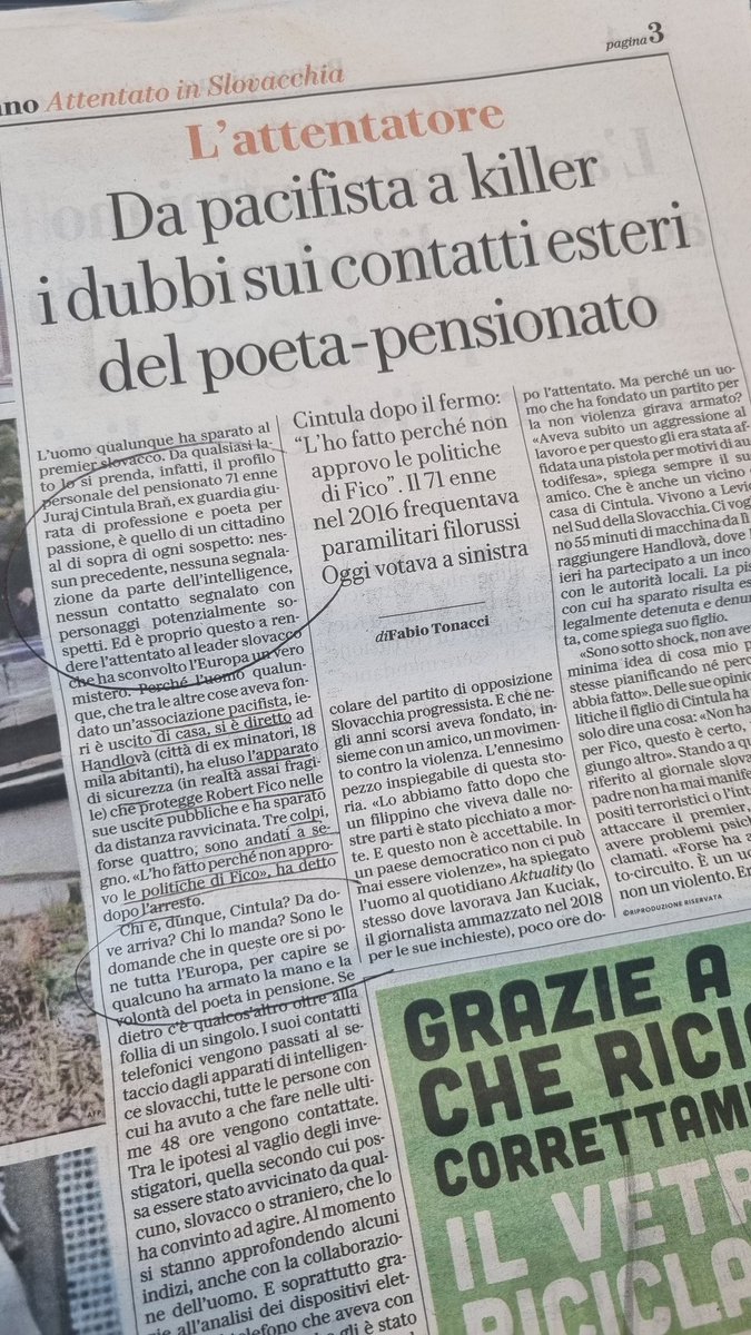 Poeta, pacifista, no fanatico filo russo, no poi pro Ucraina, per la libertà di stampa, contro i rom, pro sinti, non violento, no è stato vittima di violenza. Banalmente, uno svitato come ce ne sono milioni? #Rassegnati