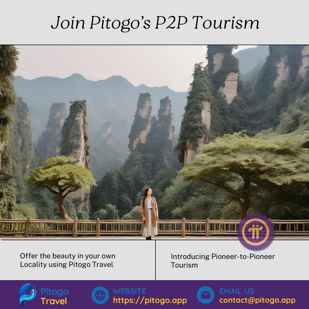 P2P Tourism is a transformative movement that empowers local pioneers like you to take the reins and create personalized tours that showcase the hidden gems of your community that goes beyond the typical tourist itinerary.

#PitogoTravel #P2PTourism