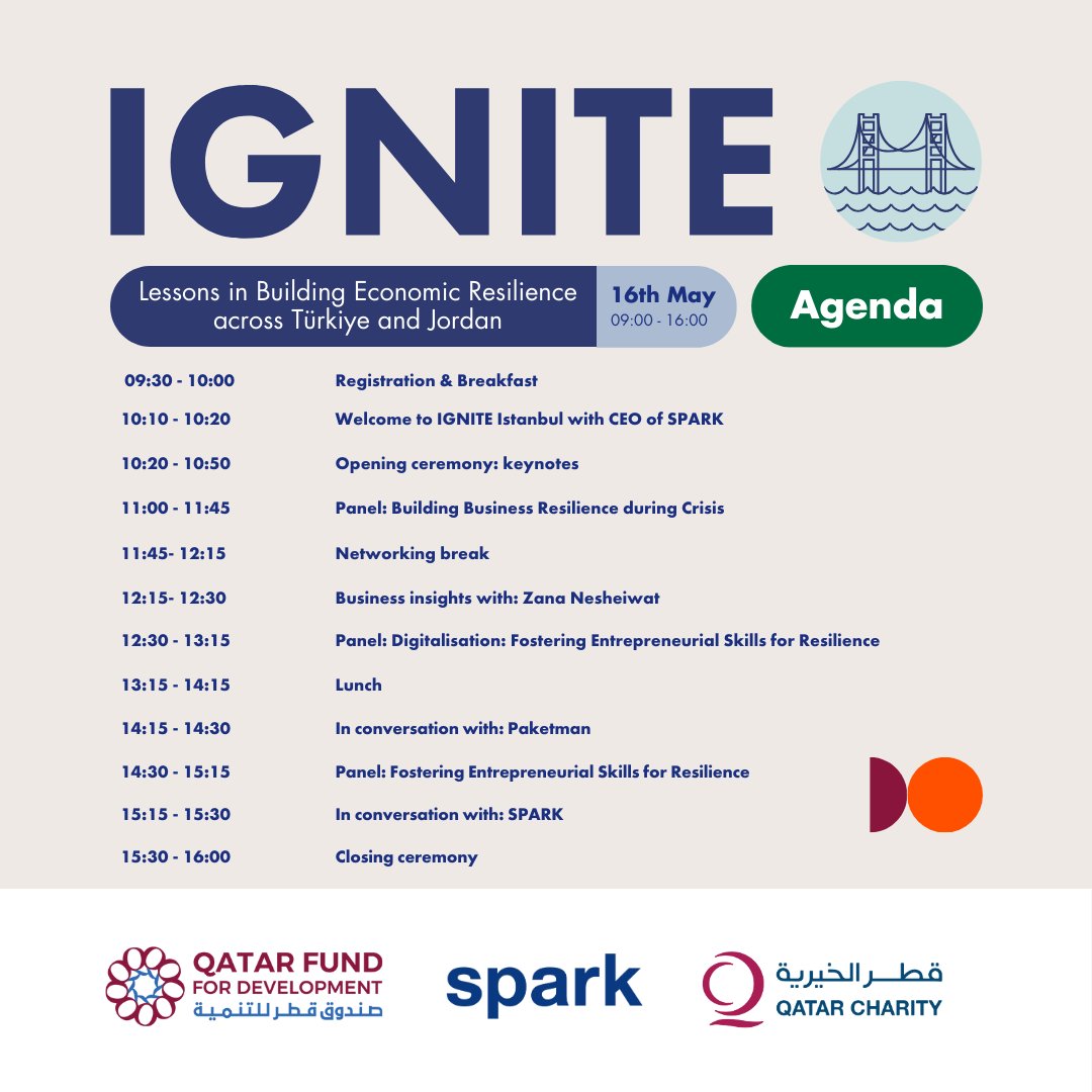 🔥 Get ready for a day of inspiration and empowerment at IGNITE Istanbul! Check out our packed agenda featuring keynote speeches, insightful panels, and engaging networking sessions, and plan your day. Don't miss out on this transformative event – see you there! #IGNITEIstanbul