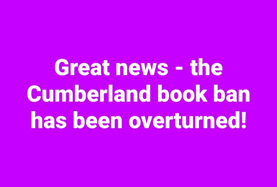 Cumberland City Council voted 12-2 to rescind the disgraceful and divisive book ban in a fiery meeting last night. Thank you to all those who supported my fight against this ban. There is no place for discrimination and censorship. All families are welcome in Cumberland 🌸