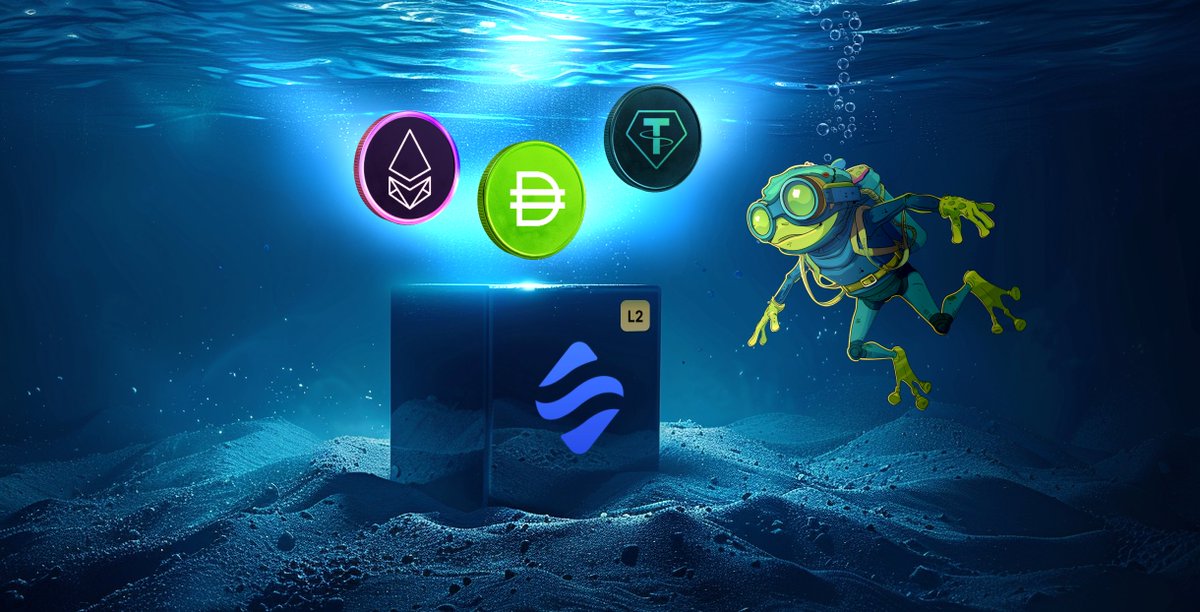 Farm multiple airdrops with stablecoins on Swell L2! sDAI, wstUSDT, and LiquidUSD have now joined USDe and FRAX in the Swell L2 Pre-Launch, giving you more market neutral ways to get exposure to multiple airdrops from protocols building on Swell L2. app.swellnetwork.io